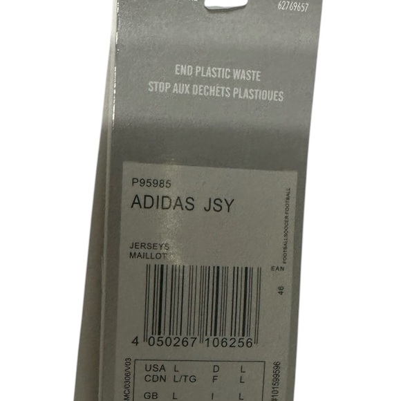 Adidas Messi #10 Argentina Blue and White Striped Soccer Jersey - Picture 8 of 9